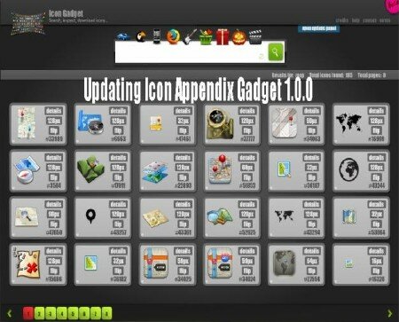 Updating Icon Appendix Gadget